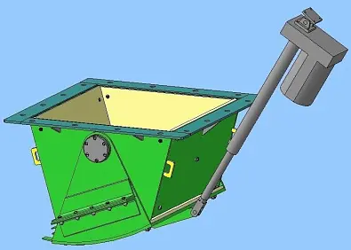 Затвор челюстной 3Ч-500х500-МР 