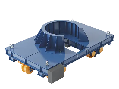 Рельсовая передаточная приводная электрическая тележка Рельсовая передаточная приводная электрическая тележка изображение